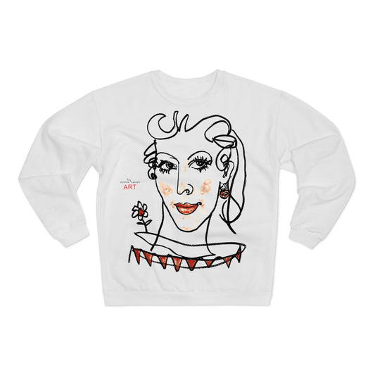 Unisex Crew Neck Sweatshirt (EU) - Motiv: Front Lina & Rückseite Lina