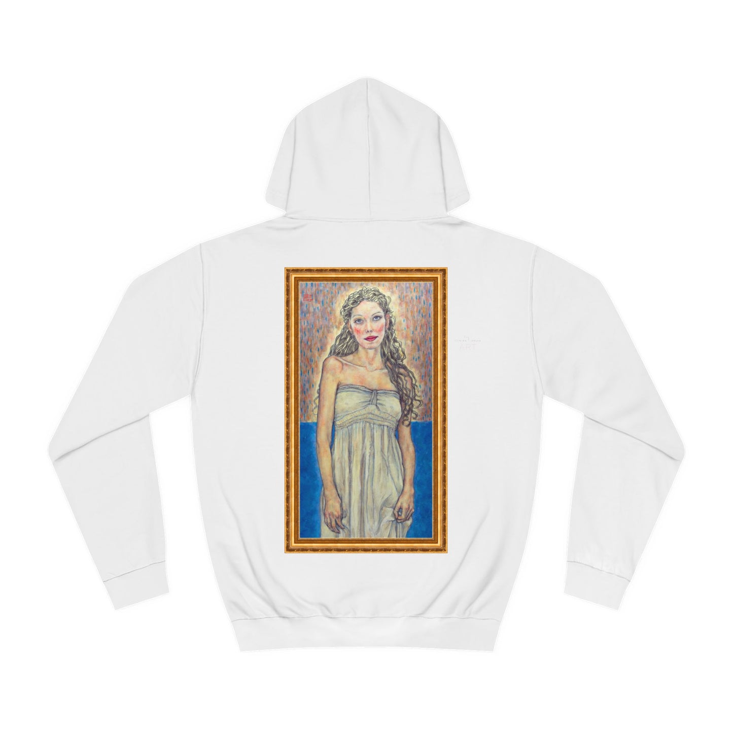 Unisex College Hoodie - Motiv: Front Marie (Ikone) & Rückseite Marie (Rahmen)