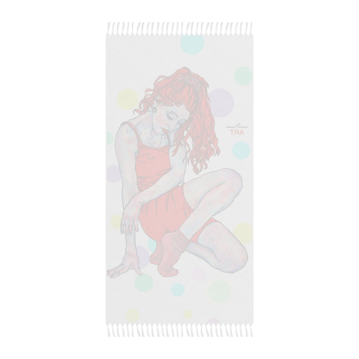 Boho Beach Cloth - Motiv Julia, H 137 cm, Farbkreise