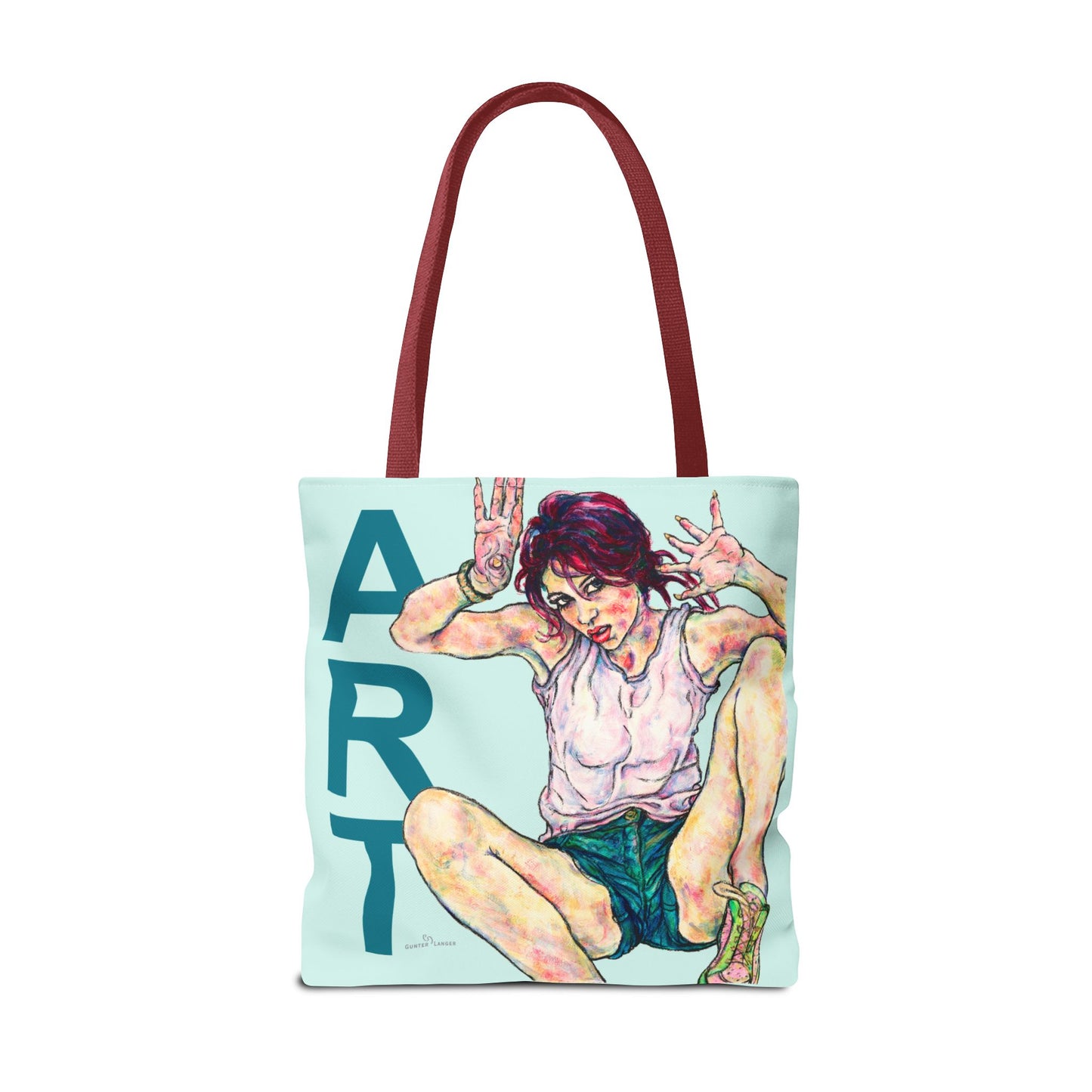 Tote Bag (AOP) - Motiv: Siegesgöttin, Flieder