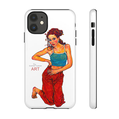 Tough Cases - iPhone - Motiv: Lea, Weiß