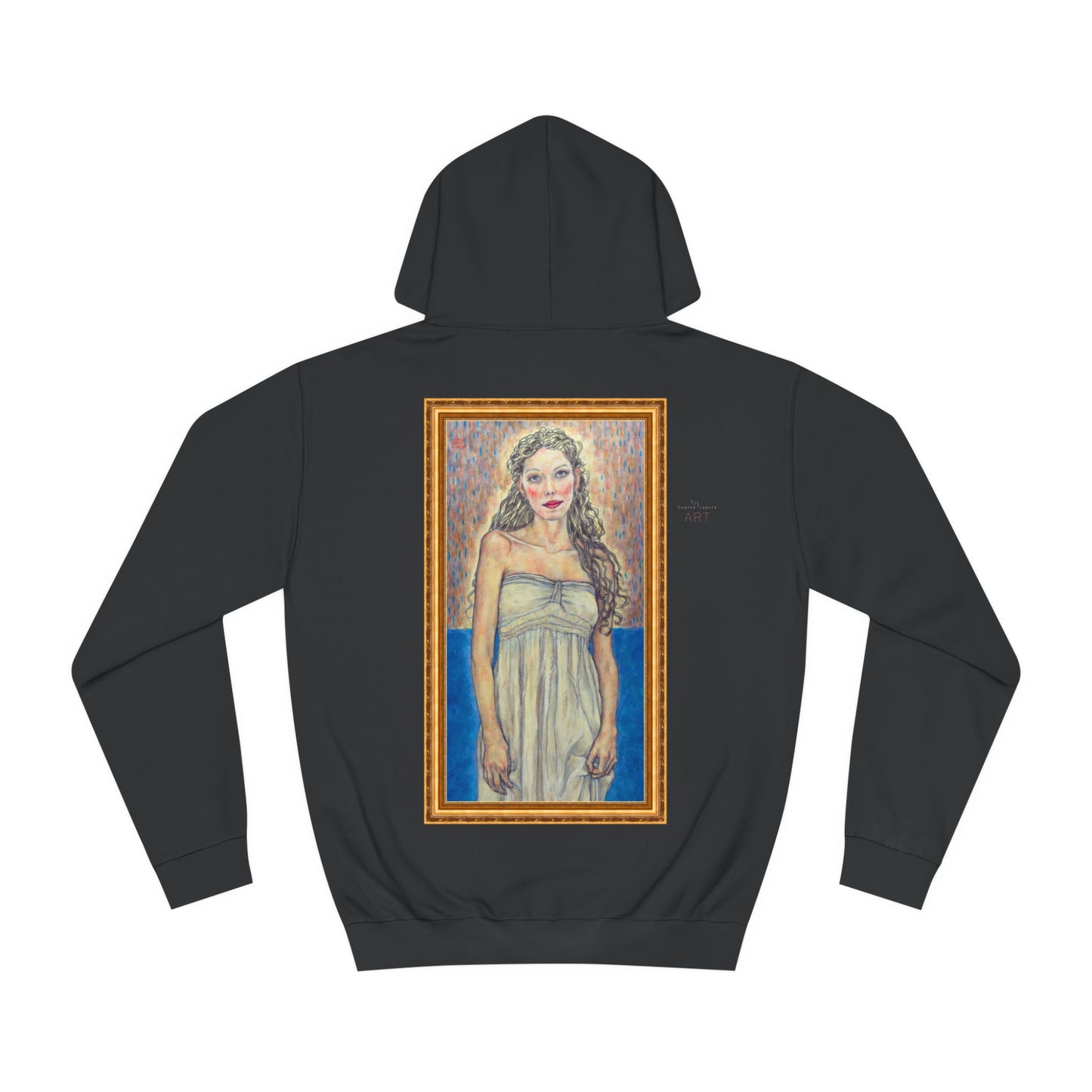 Unisex College Hoodie - Motiv: Front Marie (Ikone) & Rückseite Marie (Rahmen)