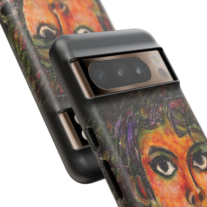 Tough Cases - Google Pixel - Samsung Galaxy - Motiv: MJ, Schwarz