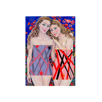 Aluminum Composite Panels - Motiv "Freundinnen" H70 cm