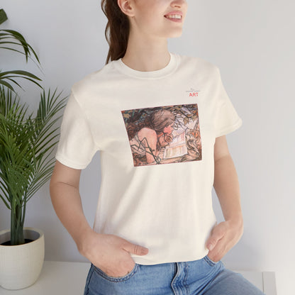 Jersey Short Sleeve Tee - Motiv: Front Antonia, H 15,73 cm