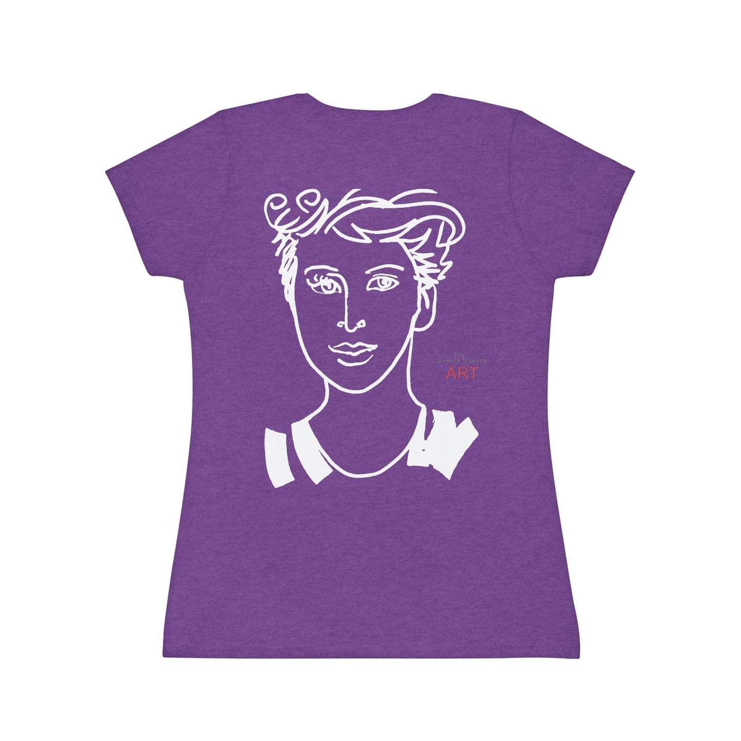 Women's Iconic T-Shirt - Motiv: Lars & Lars (weiß)