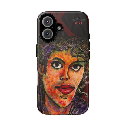 Tough Cases - iPhone - Motiv: MJ, Schwarz