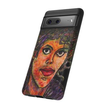 Tough Cases - Google Pixel - Samsung Galaxy - Motiv: MJ, Schwarz