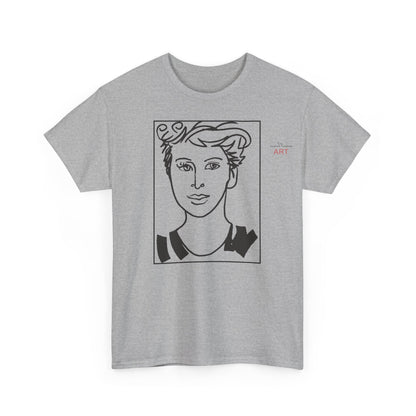 Unisex Heavy Cotton Tee  - Motiv: Front Lars, Kasten, H 33 cm