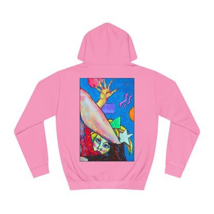 Unisex College Hoodie -  Motiv: Rückseite Party