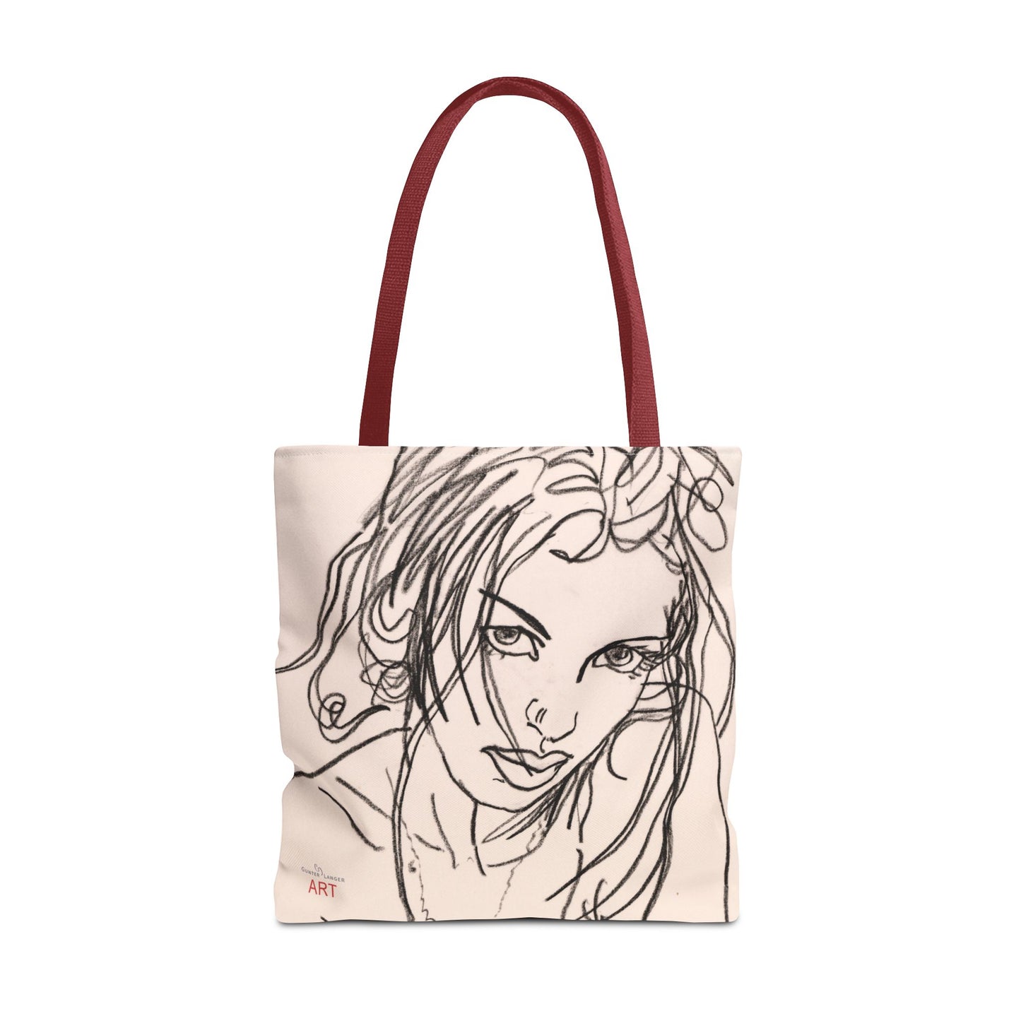 Tote Bag (AOP) - Motiv:  Front Rosalie & Rückseite Bea