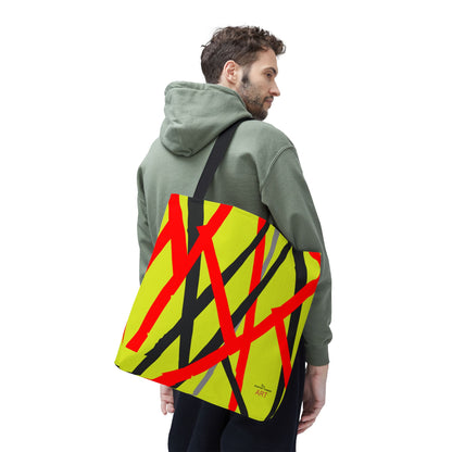 Tote Bag (AOP) - Motiv: Mikado, Hellgrün