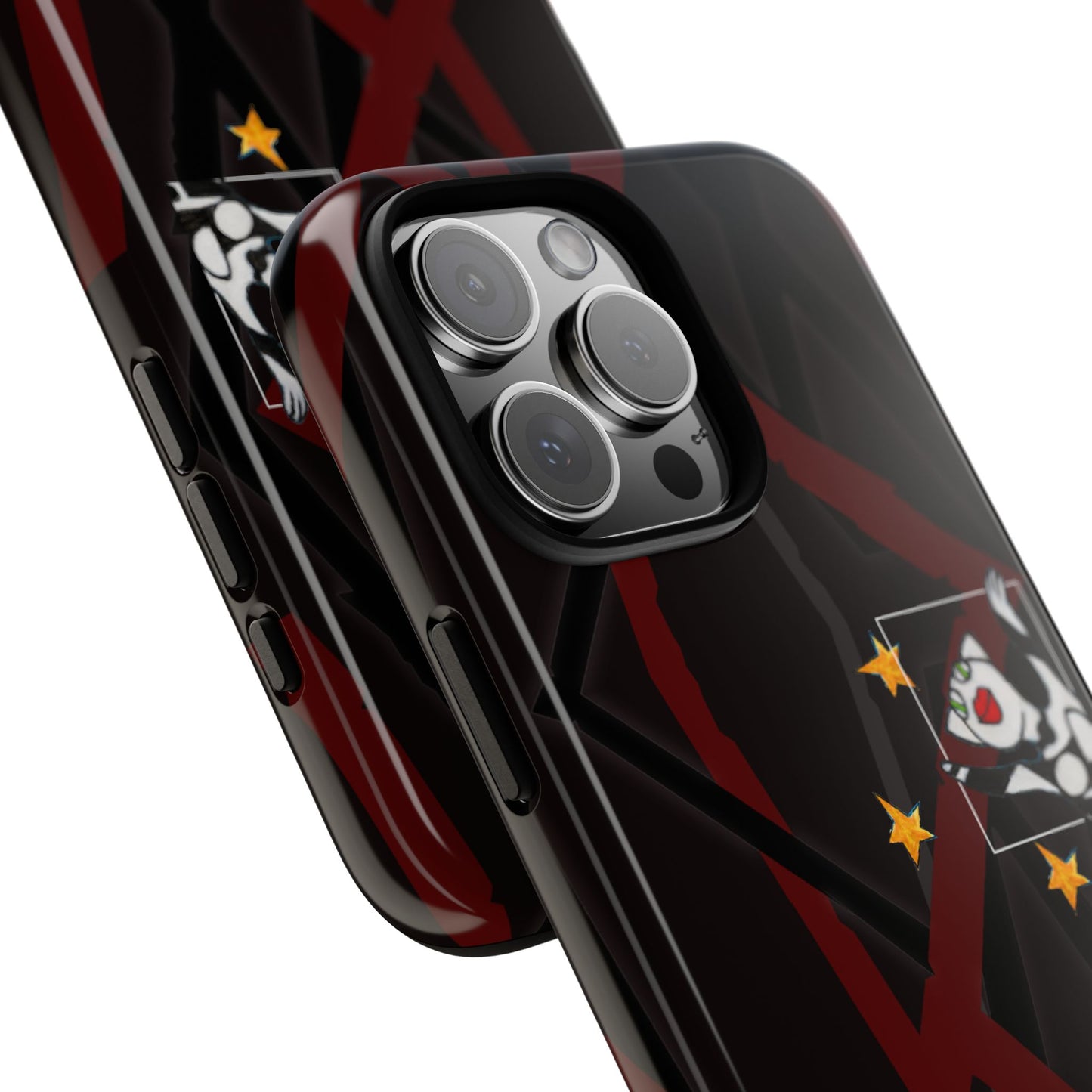 Tough Cases - iPhone - Motiv:  "Miau" klein H 8 cm, Sternenhimmel, Mikado3