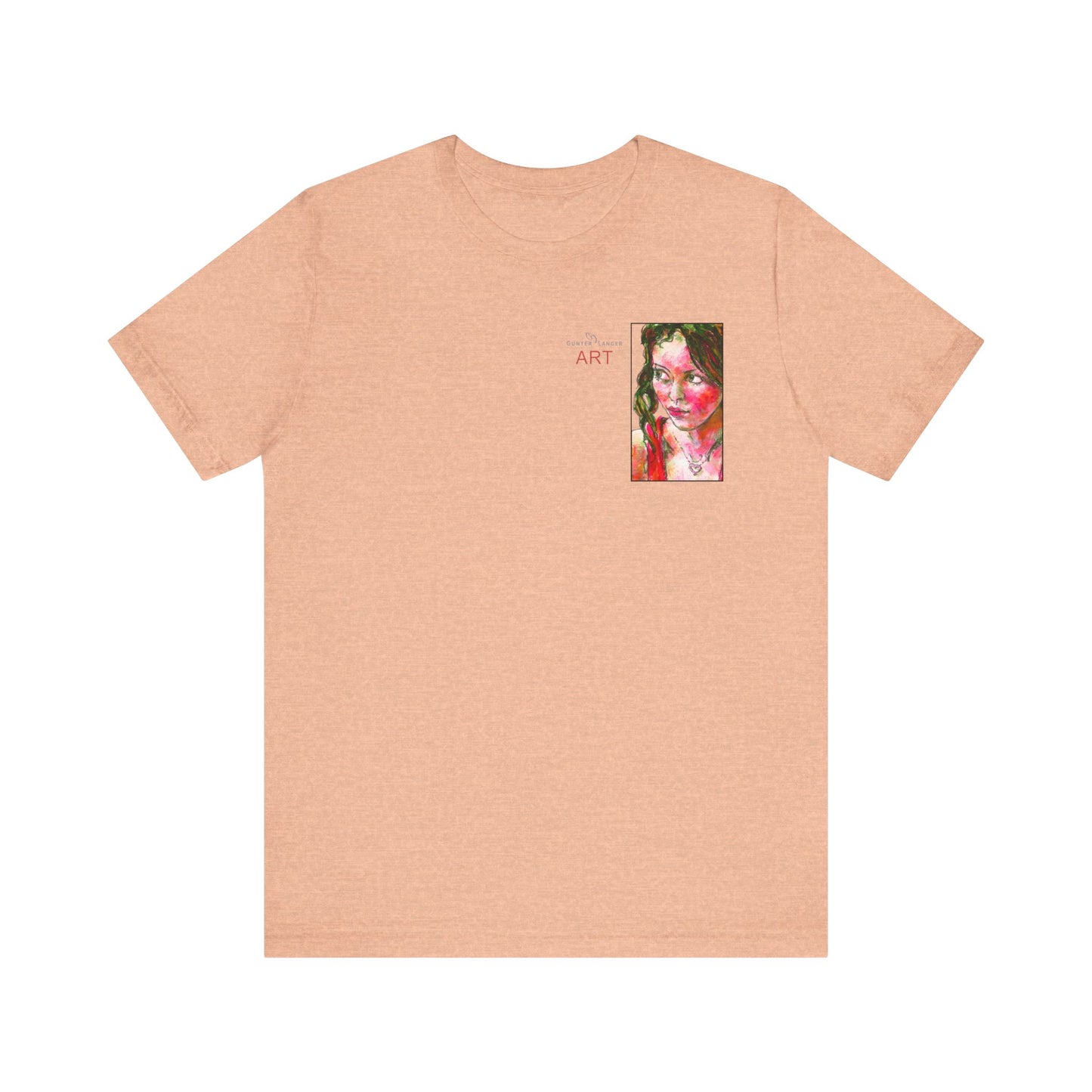 Unisex Jersey Short Sleeve Tee - Motiv: Front Alea (Ausschnitt) & Rückseite  Alea