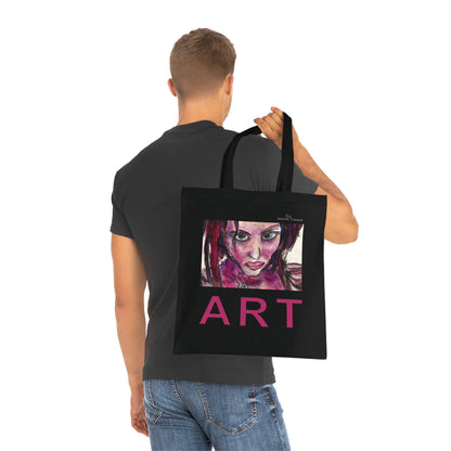 Cotton Tote - Motiv: Lola ART, einseitig bedruckt, H 17,5 cm