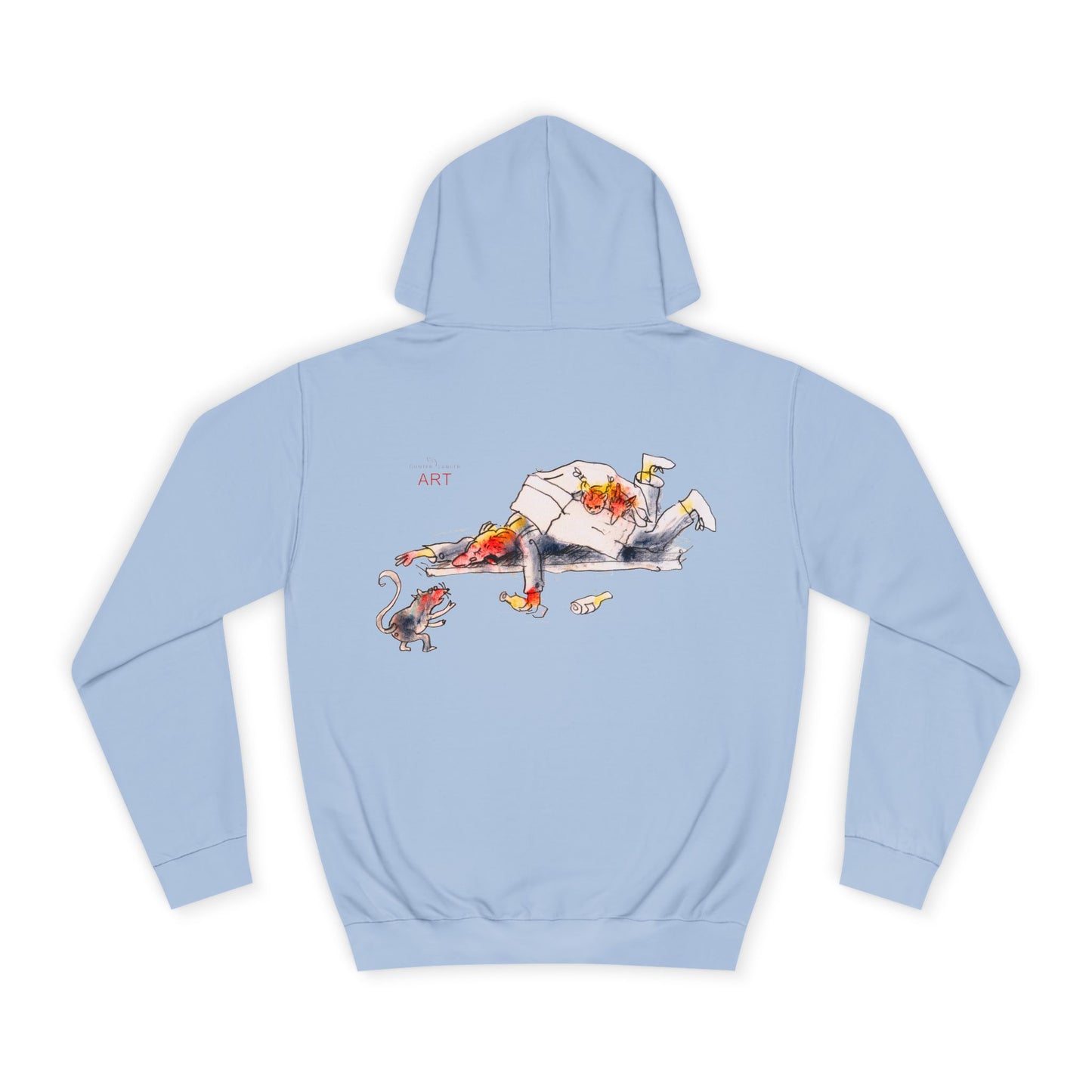 Unisex College Hoodie - Motiv: Ratte & Karambolage