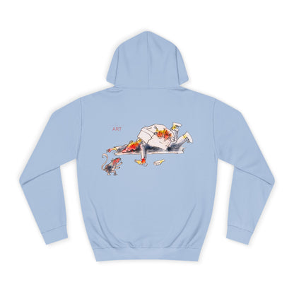 Unisex College Hoodie - Motiv: Ratte & Karambolage