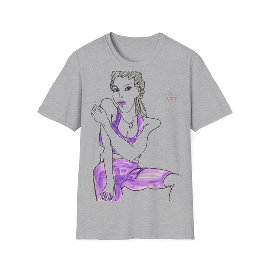 Unisex Softstyle T-Shirt - Motiv: Front "Carlotta"