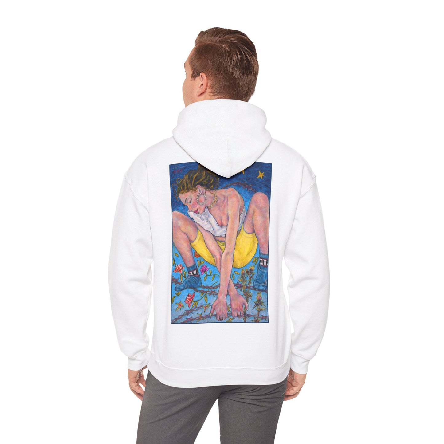 Unisex Heavy Blend™ Hooded Sweatshirt - Motiv: Rückseite "Alva", H43 cm