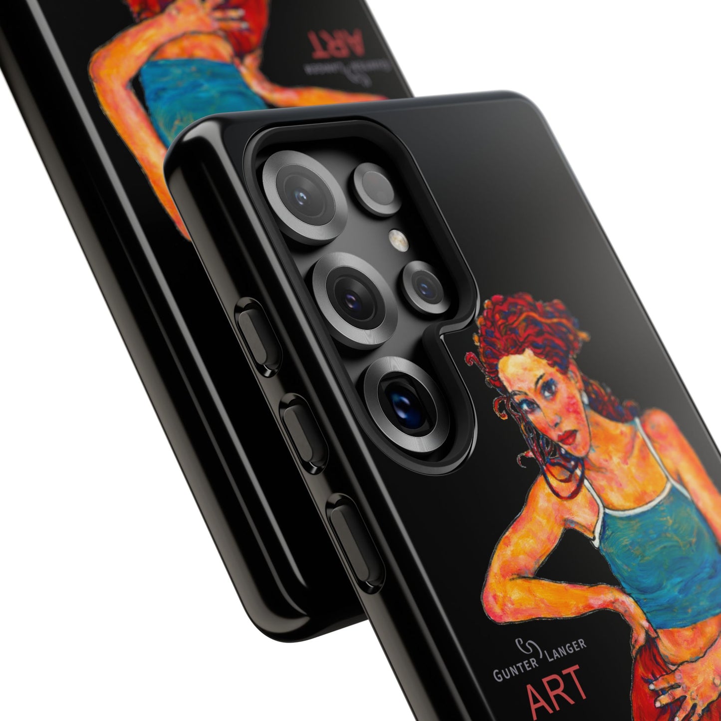 Tough Cases - Google Pixel - Samsung Galaxy - Motiv: Lea, Schwarz