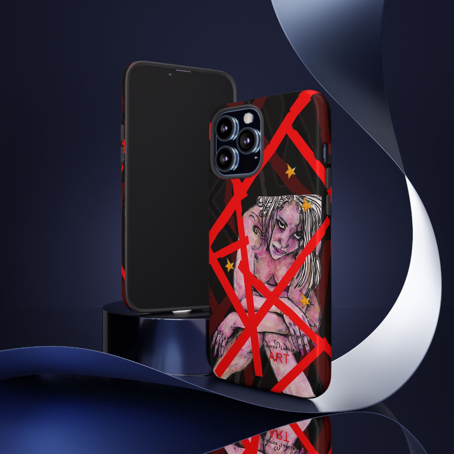Tough Cases - iPhone - Motiv: Stella, Mikado