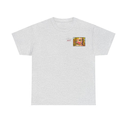 Unisex Heavy Cotton Tee - Motiv: Romina, H 7 cm