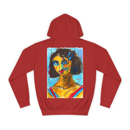 Unisex College Hoodie - Motiv: Augen & Frechdax