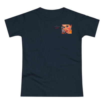 Single Jersey Women's T-shirt - Motiv: Lea, H 7 cm