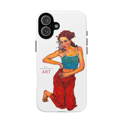 Tough Cases - iPhone - Motiv: Lea, Weiß