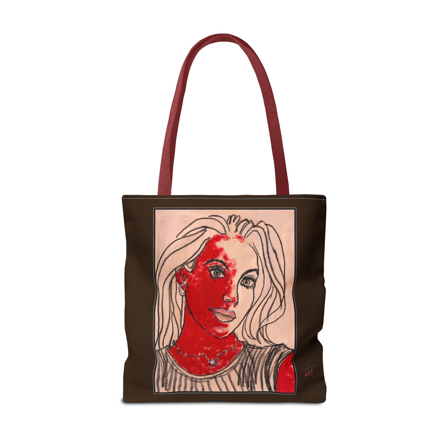 Tote Bag (AOP) - Motiv: Christina 37,5cm