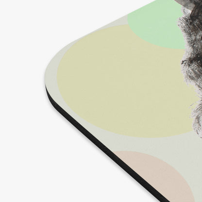 Mouse Pad (Rectangle) - Motiv: Ulrike, Kreise