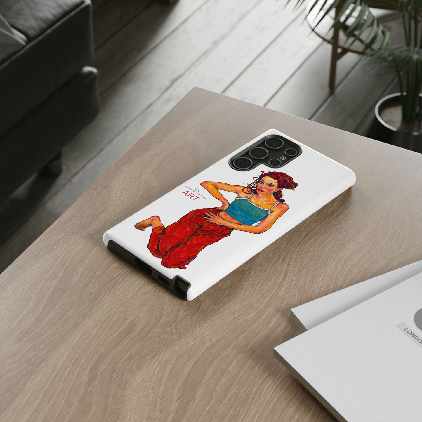 Tough Cases - Google Pixel - Samsung Galaxy - Motiv: Lea, Weiß