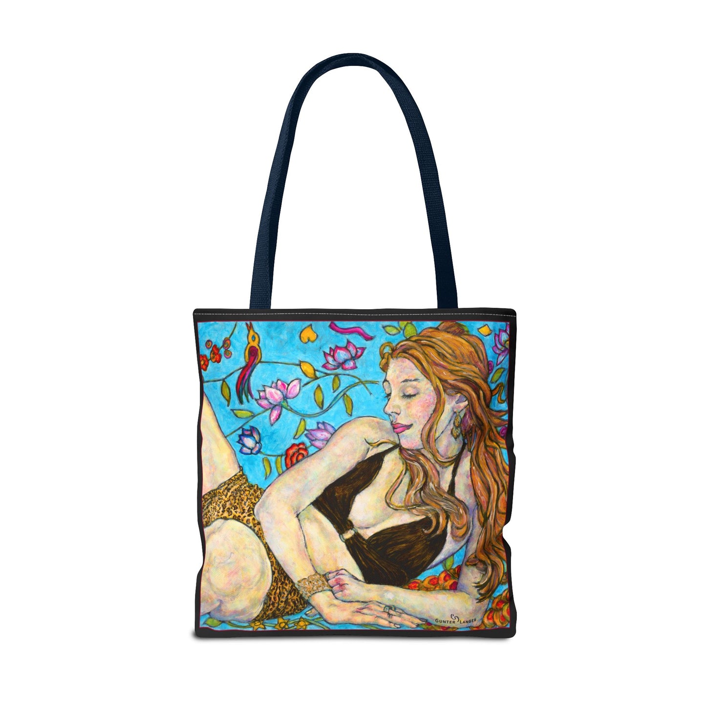 Tote Bag (AOP) - Motiv: Ida & Ida, Schwarz