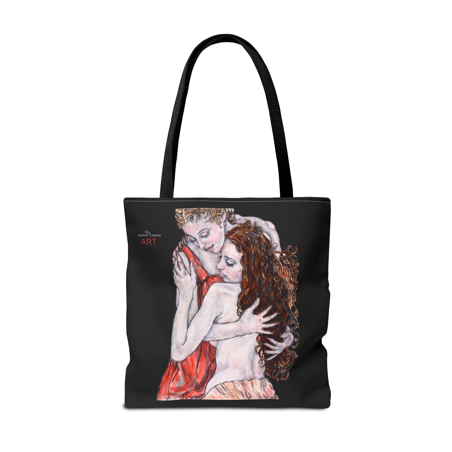 Tote Bag (AOP) - Mutter und Tochter - Motiv: Bei dir & Bei dir 38,4cm