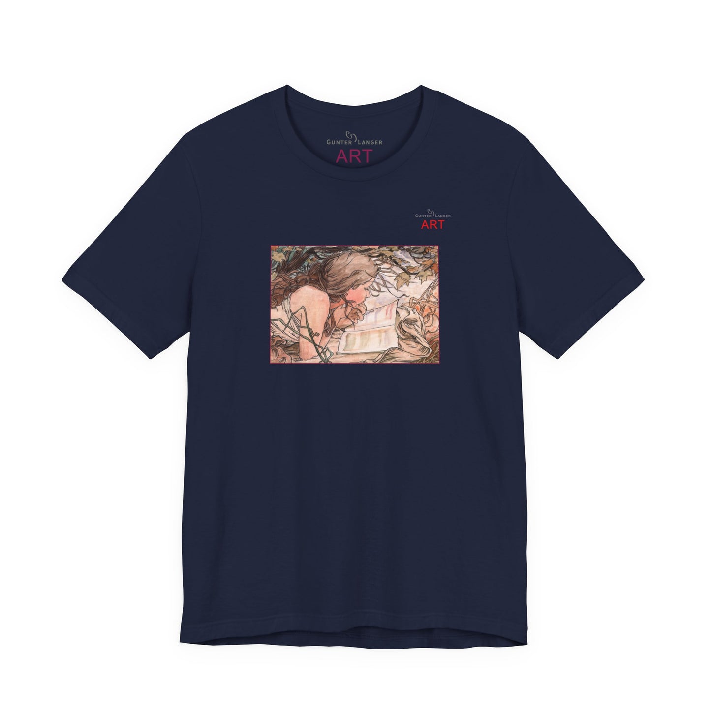 Jersey Short Sleeve Tee - Motiv: Front Antonia, H 15,73 cm