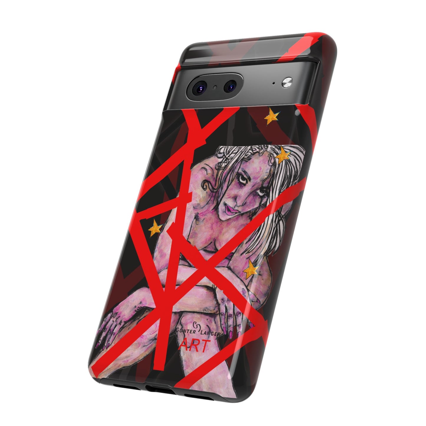 Tough Cases - Google Pixel - Samsung Galaxy - Motiv: Stella, Mikado