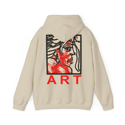 Unisex Heavy Blend™ Hooded Sweatshirt - Motiv: Rückseite "Ria", H43 cm
