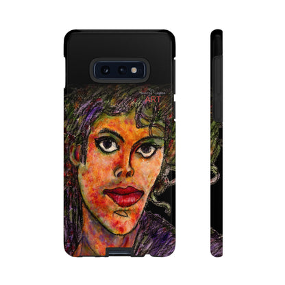Tough Cases - Google Pixel - Samsung Galaxy - Motiv: MJ, Schwarz