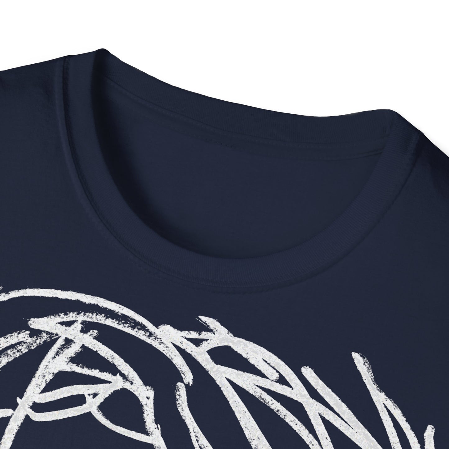 Unisex Softstyle T-Shirt - Motiv: Front Raja, H 49cm sw