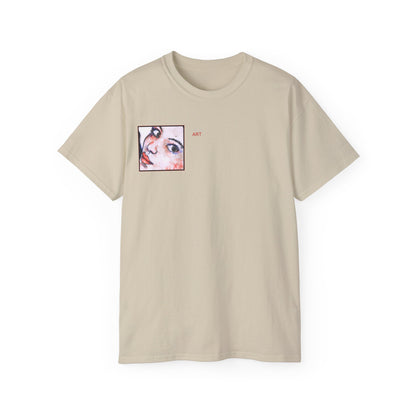 Unisex Ultra Cotton Tee - Motiv: Front Annette (Ausschnitt) & Rückseite Annette