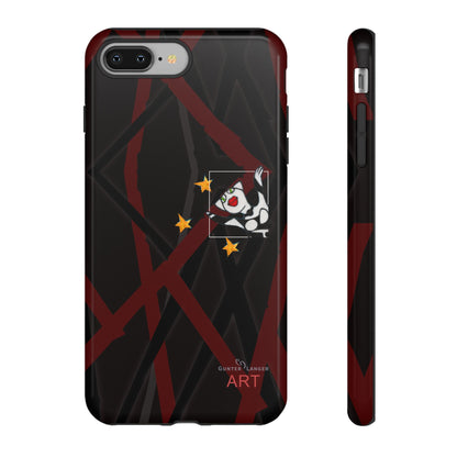 Tough Cases - iPhone - Motiv:  "Miau" klein H 8 cm, Sternenhimmel, Mikado3