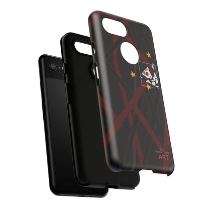 Tough Cases - Google Pixel - Samsung Galaxy - Motiv:  "Miau" klein H 8 cm, Sternenhimmel, Mikado3