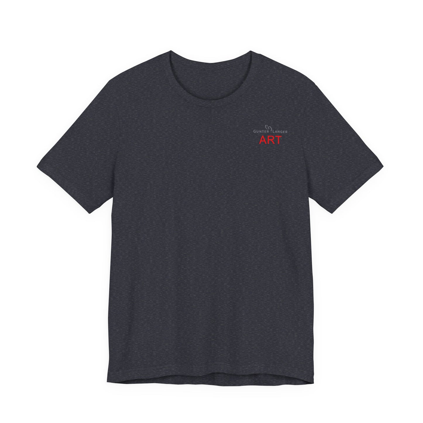 Unisex Jersey Short Sleeve Tee - Motiv: Front Logo & Rückseite Julia, H 49 cm
