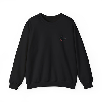 Unisex Heavy Blend™ Crewneck Sweatshirt - Motiv: Front Logo & Rückseite Pauline