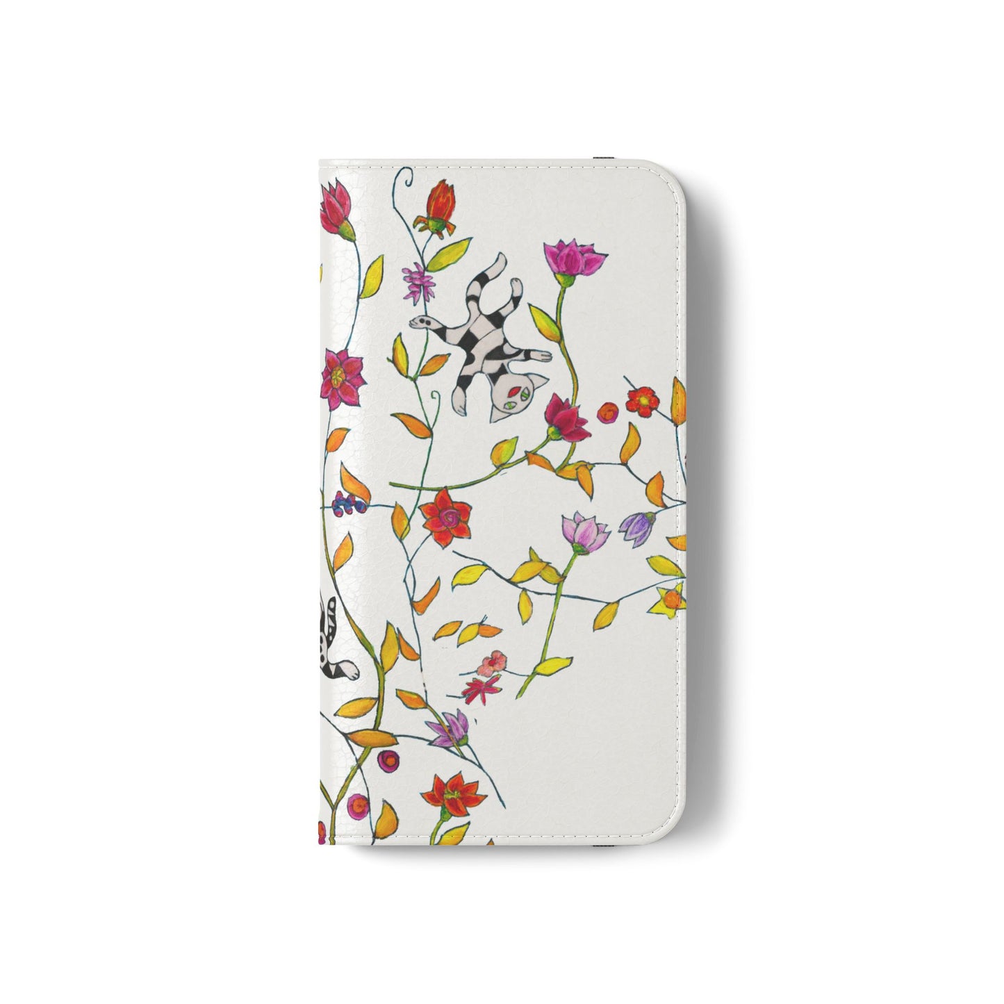 Flip Cases - Motiv: Drei Karierte Katzen auf weiß