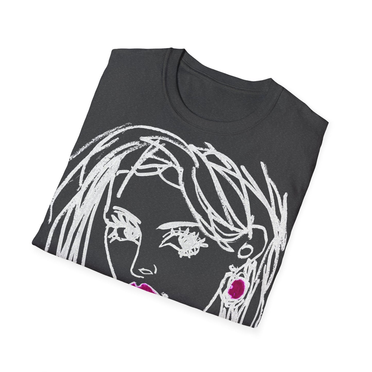 Unisex Softstyle T-Shirt - Motiv: Front Raja, H 49cm sw