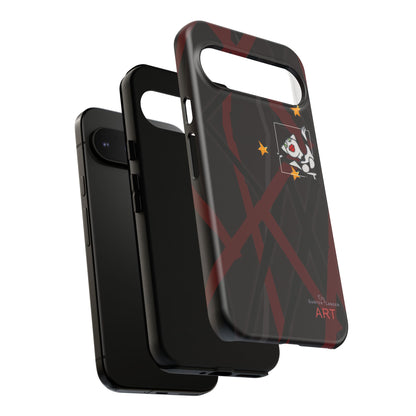 Tough Cases - Google Pixel - Samsung Galaxy - Motiv:  "Miau" klein H 8 cm, Sternenhimmel, Mikado3