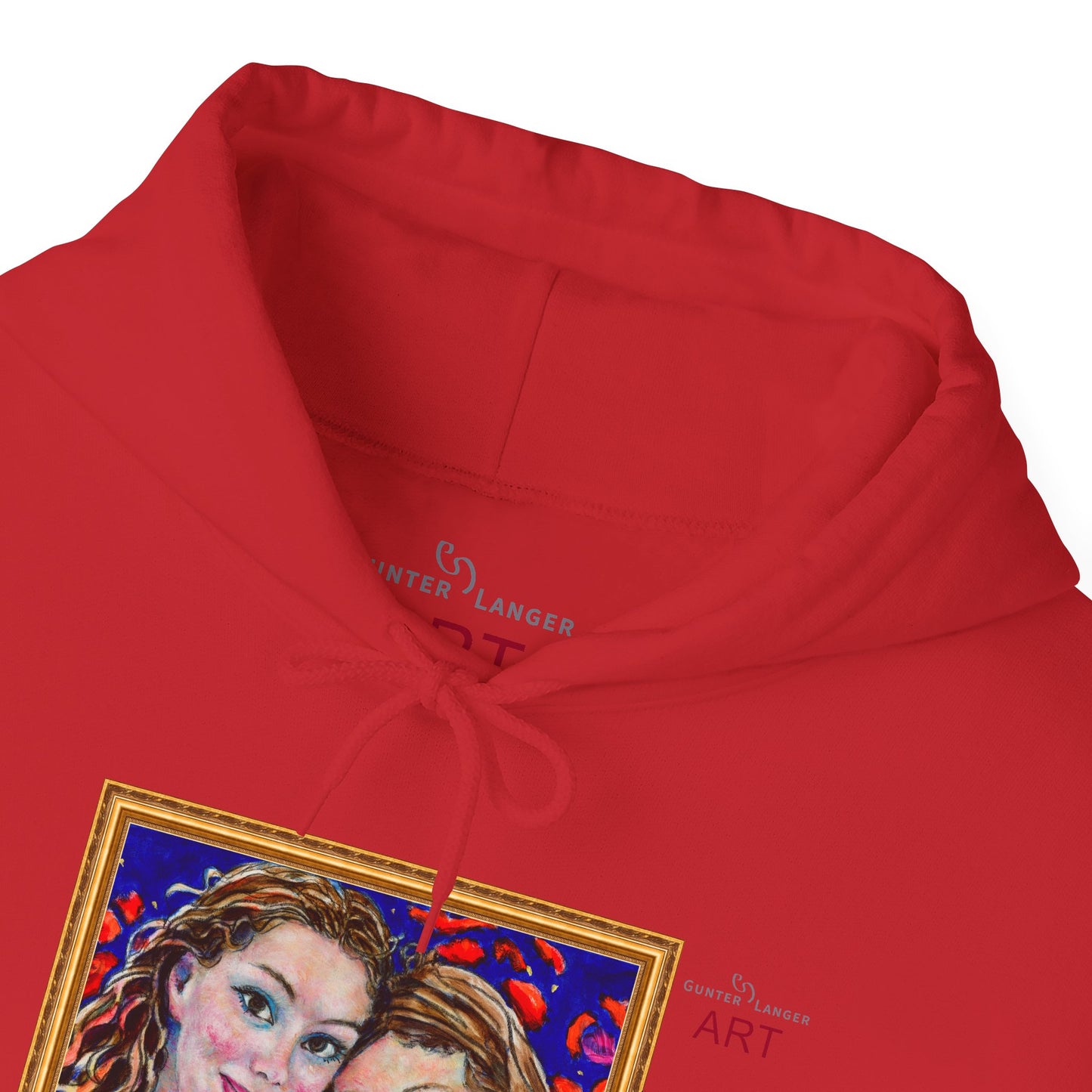 Unisex Heavy Blend™ Hooded Sweatshirt - Motiv: Front "Freundinnen" H 17,5 cm