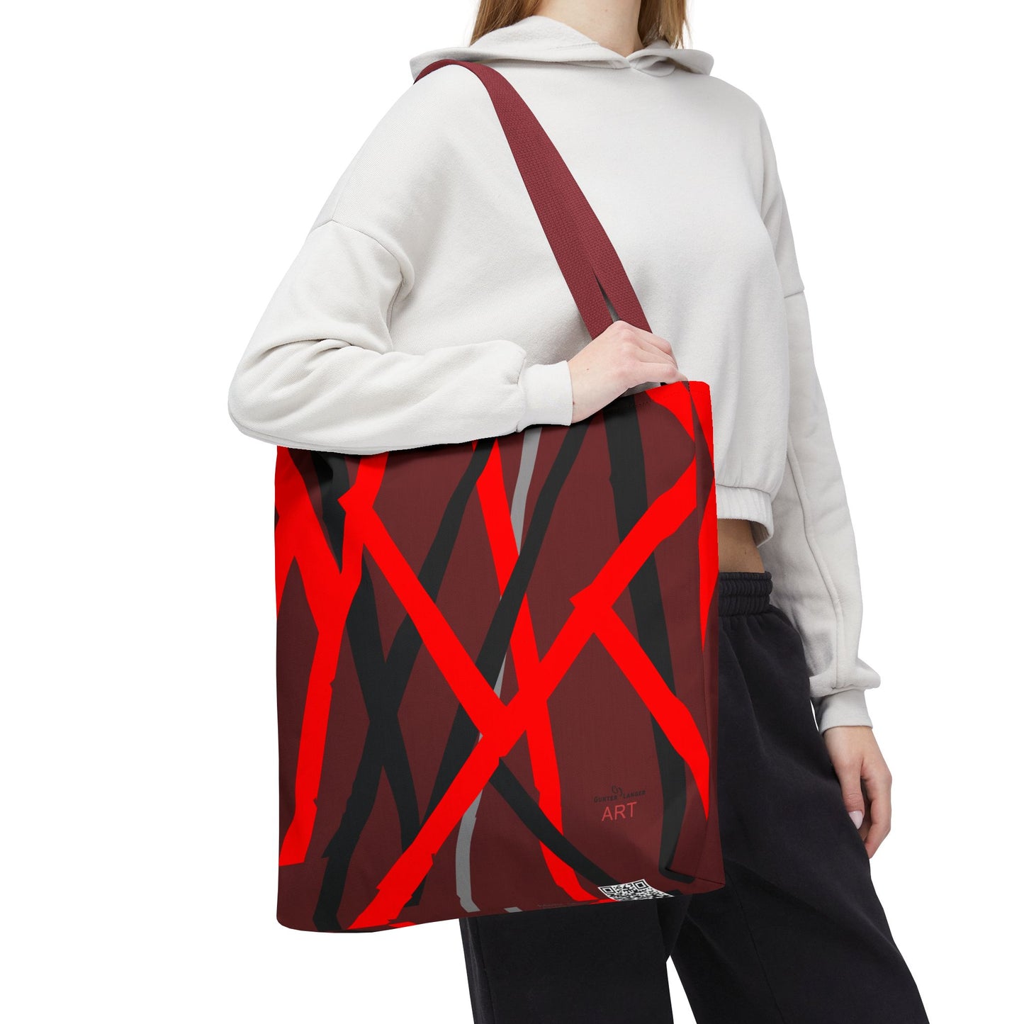 Tote Bag (AOP) - Motiv: Mikado, Rot