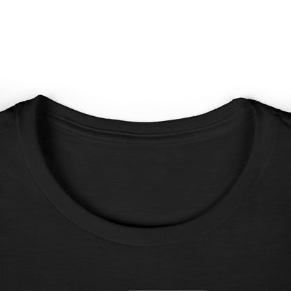 Women's Softstyle Tee - Motiv: Front, Zuflucht, H 14 cm (klein) & Rückseite Zuflucht, H 34,5 cm (groß)